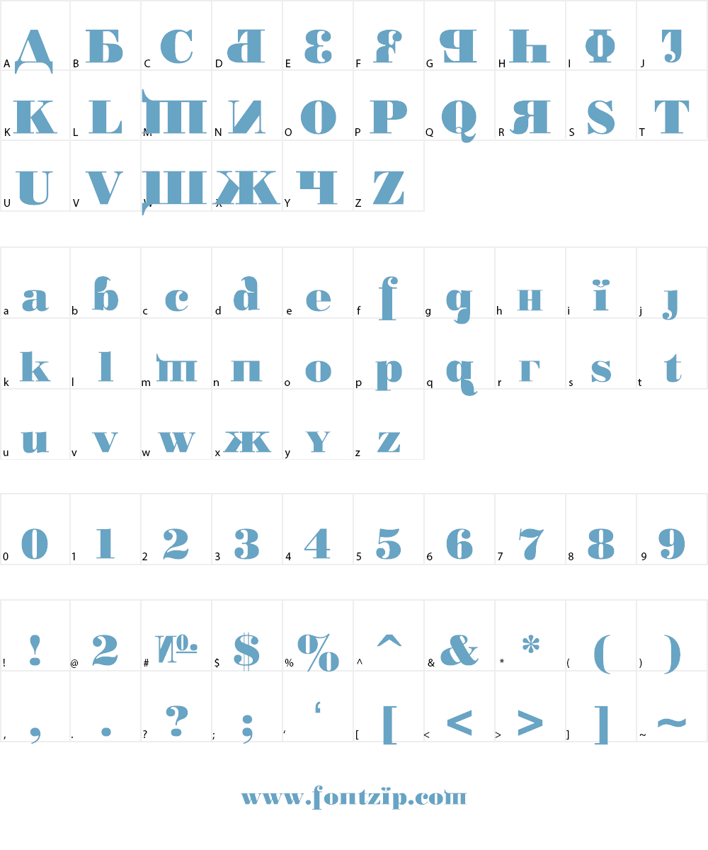 Kremlin Chairman Font Character
